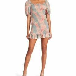 The Ode To You Tie Dye Mini Dress By BB Dakota Dresses