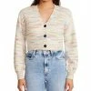 The Steady Space Button Front Crop Cardigan By BB Dakota