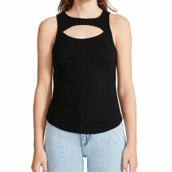 The Sneak Peek Cutout Tank By BB Dakota Tops