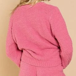 POL The Cozy All Year Bubble Gum Pink Crewneck
