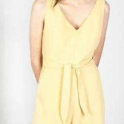 Mod Ref The Paige Dusty Yellow Jumpsuit