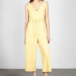 Mod Ref The Paige Dusty Yellow Jumpsuit