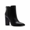 Qupid Shoes The Signal Black Heel Booties