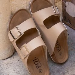 POL Nude Burk Sandals