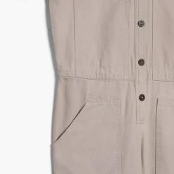 Mod Ref The Winnett Button Front Short Sleeve Jumpsuit Jumpsuits