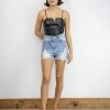 Cloud Ten The Seanna Distressed Cut-Off Denim Shorts