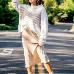 Love Stitch The Camilla Striped Oversized Sweater