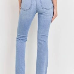 Just USA The Bianca Light Was Scissor Cut Flared Leg Jeans