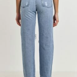 JBD The Jules Light Wash High Rise Full Length Dad Jeans