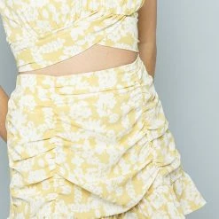 Illa Illa The Yasmin Floral Crop Top And Mini Skirt Set Tops