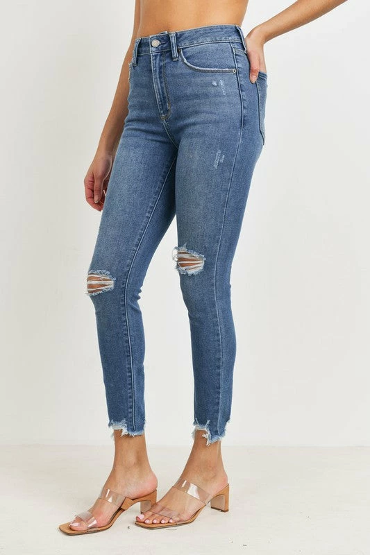 JBD The Holland High Rise Distressed Skinny Jean Jeans