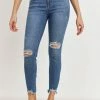 JBD The Holland High Rise Distressed Skinny Jean Jeans