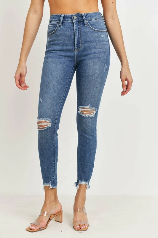 JBD The Holland High Rise Distressed Skinny Jean Jeans