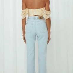 One & Only Collection Tops The Summer Days Yellow Floral Print Corset Top