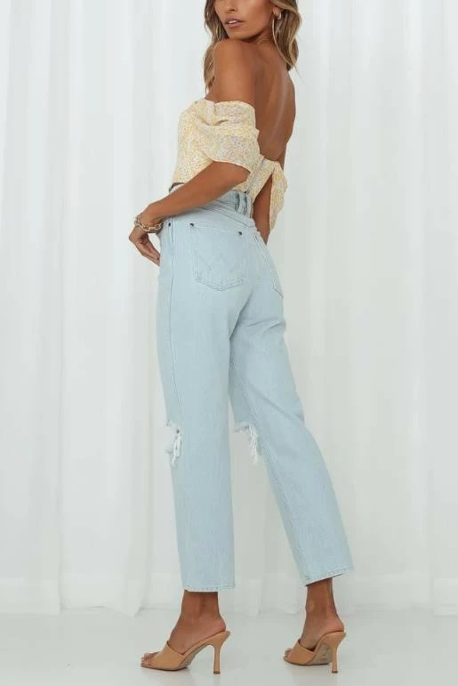 One & Only Collection Tops The Summer Days Yellow Floral Print Corset Top