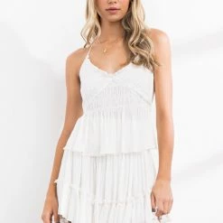 Papermoon The Whimsy White Two Piece Set Tops