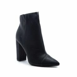 Shoe Religion Shoes The Brie Black Snake Booties