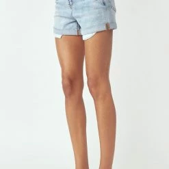 Risen The Anniston High Rise Rolled Hem Shorts