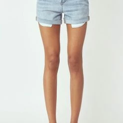 Risen The Anniston High Rise Rolled Hem Shorts