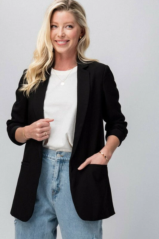 Trend Notes The Brendley Black Oversized Blazer