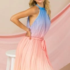 Flying Tomato The Demi Pastel Ombre Maxi Dress Dresses