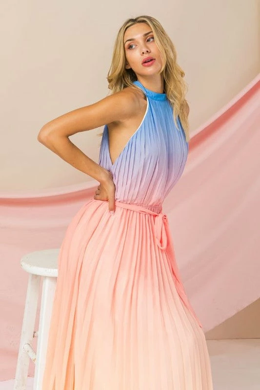Flying Tomato The Demi Pastel Ombre Maxi Dress Dresses