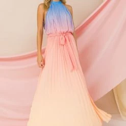 Flying Tomato The Demi Pastel Ombre Maxi Dress Dresses