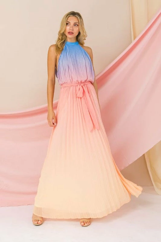 Flying Tomato The Demi Pastel Ombre Maxi Dress Dresses