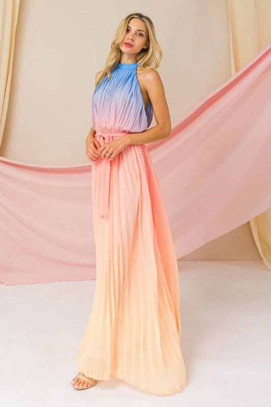 Flying Tomato The Demi Pastel Ombre Maxi Dress Dresses
