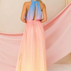 Flying Tomato The Demi Pastel Ombre Maxi Dress Dresses