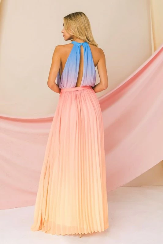 Flying Tomato The Demi Pastel Ombre Maxi Dress Dresses