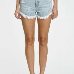 Eunina The LuLu Lightwash High Rise Cutoff Shorts