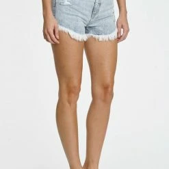 Eunina The LuLu Lightwash High Rise Cutoff Shorts
