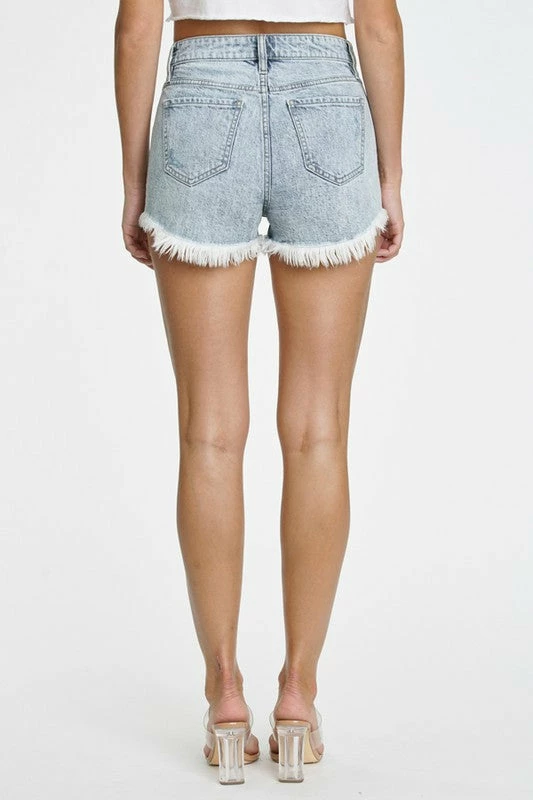 Eunina The LuLu Lightwash High Rise Cutoff Shorts