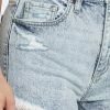 Eunina The LuLu Lightwash High Rise Cutoff Shorts
