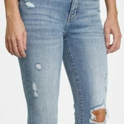 Eunina The Clara Uplifted High Rise Skinny Crop Jeans