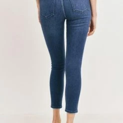 JBD Jeans The Virgo Dark Wash High Rise Ankle Skinny