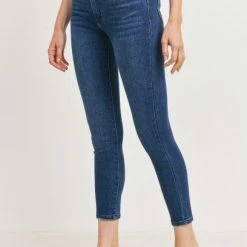 JBD Jeans The Virgo Dark Wash High Rise Ankle Skinny