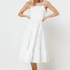 In The Beginning Clothing The Charlie Open Back Midi Dress Dresses