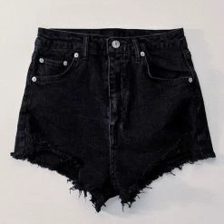 Trend Notes The Andrea Distressed Denim Shorts