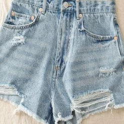 Trend Notes The Delilah Distressed Denim Shorts