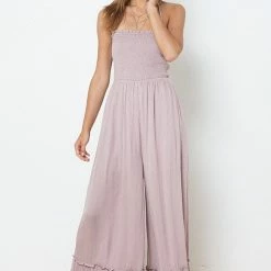 Illa Illa The Ashlar Lilac Wide Leg Jumpsuit