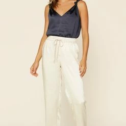 Skies Are Blue The Rhinna Satin Pants