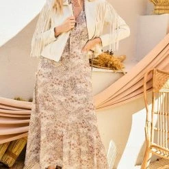 Main Strip The Cheyenne Fringe Faux Leather Jacket