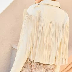 Main Strip The Cheyenne Fringe Faux Leather Jacket