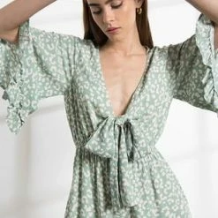 Illa Illa Rompers The Leonora Leopard Print Romper