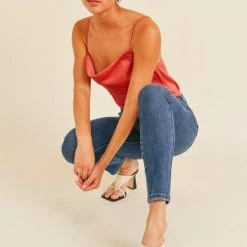 JBD Jeans The Virgo Dark Wash High Rise Ankle Skinny