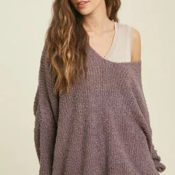 Wishlist The Sheila Oversized Soft Knit Sweater Tops