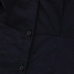 Le Lis The Brita Black Pleated Shirt Mini Dress