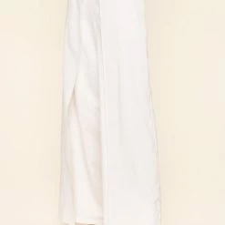 SugarLips The Bridget White Wide Leg Wrap Pants